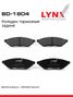 LYNXauto BD-1804 Колодки тормозные дисковые | зад | - 1