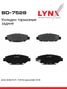 LYNXauto BD-7528 Колодки тормозные дисковые | зад | - 1