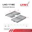 LYNXauto LAC-116C Фильтр салона угольный (2шт) - 2