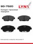 LYNXauto BD-7520 Колодки тормозные дисковые | перед | - 1