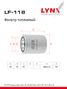 LYNXauto LF-118 Фильтр топливный HCV - 1