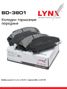 LYNXauto BD-3801 Колодки тормозные дисковые | перед прав/лев | - 2