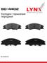 LYNXauto BD-4402 Колодки тормозные дисковые | перед | - 1
