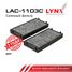 LYNXauto LAC-1103C Фильтр салона угольный (2шт) - 1