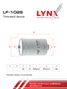 LYNXauto LF-1028 Фильтр топливный - 2