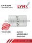 LYNXauto LF-1204 Фильтр топливный - 1