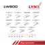 LYNXauto LW600 Щетка стеклоочистителя зимняя 600мм - 2