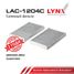 LYNXauto LAC-1204C Фильтр салона угольный (2шт) - 1