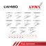 LYNXauto LW480 Щетка стеклоочистителя зимняя 480мм - 2