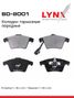 LYNXauto BD-8001 Колодки тормозные дисковые | перед | - 1