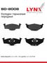LYNXauto BD-8008 Колодки тормозные дисковые | перед | - 1