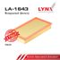 LYNXauto LA-1643 Фильтр воздушный - 1