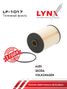 LYNXauto LF-1017 Фильтр топливный (картридж) - 1