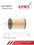 LYNXauto LF-1017 Фильтр топливный (картридж) - 2
