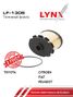 LYNXauto LF-1305 Фильтр топливный (картридж) - 1