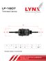 LYNXauto LF-1607 Фильтр топливный - 1