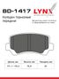 LYNXauto BD-1417 Колодки тормозные дисковые | перед | - 2