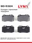 LYNXauto BD-5324 Колодки тормозные дисковые | перед | - 1