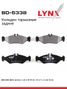LYNXauto BD-5338 Колодки тормозные дисковые | зад | - 1