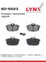 LYNXauto BD-5523 Колодки тормозные дисковые | зад | - 1