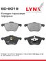 LYNXauto BD-8018 Колодки тормозные дисковые | перед | - 1