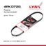 LYNXauto 4PK0728 Ремень поликлиновый - 1
