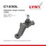 LYNXauto C1230L Опора шаровая | перед лев | - 1