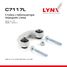 LYNXauto C7117L Стойка стабилизатора | перед лев | - 1
