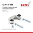 LYNXauto C7117R Стойка стабилизатора | перед прав | - 1