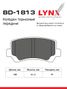 LYNXauto BD-1813 Колодки тормозные дисковые | перед | - 2