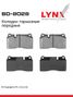LYNXauto BD-8028 Колодки тормозные дисковые | перед | - 1