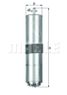 Knecht KL 763D Фильтр топливный - 2