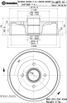 Brembo 14.A672.10 Барабан тормозной  - 2