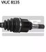 SKF VKJC 8135 Приводной вал | перед лев | - 3