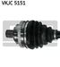 SKF VKJC 5151 Приводной вал | перед | - 2