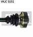 SKF VKJC 5151 Приводной вал | перед | - 3