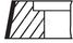 Mahle 038 10 N0 Колец поршневых комплект - 2
