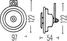 Hella 3AL 908 571-021 Звуковой сигнал - 2