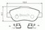 Bosch 0 986 424 786 Колодки тормозные дисковые | перед | - 1