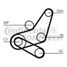 Contitech 6PK1059 ELAST T2 Комплект поликлинового ременного привода - 2