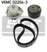 SKF VKMC 02204-3 Комплект ремня ГРМ + насос водяной - 2