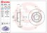Brembo 08.9751.11 Диск тормозной UV Coated | зад | - 2