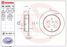 Brembo 08.A335.10 Снят, замена 08.a335.11 Диск тормозной Standard | зад | - 1
