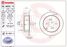 Brembo 08.A602.10 Диск тормозной Standard | зад | - 1