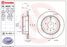 Brembo 09.A629.10 Диск тормозной Standard | зад | - 1