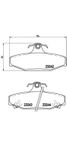 Brembo P 15 004 Колодки тормозные дисковые | зад | - 1