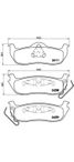 Brembo P 37 011 Колодки тормозные дисковые | зад | - 1
