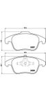 Brembo P 61 086 Колодки тормозные дисковые | перед | - 1