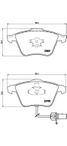 Brembo P 85 097 Колодки тормозные дисковые | перед | - 1