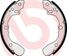 Brembo S 30 513 Колодки тормозные барабанные | зад | - 1